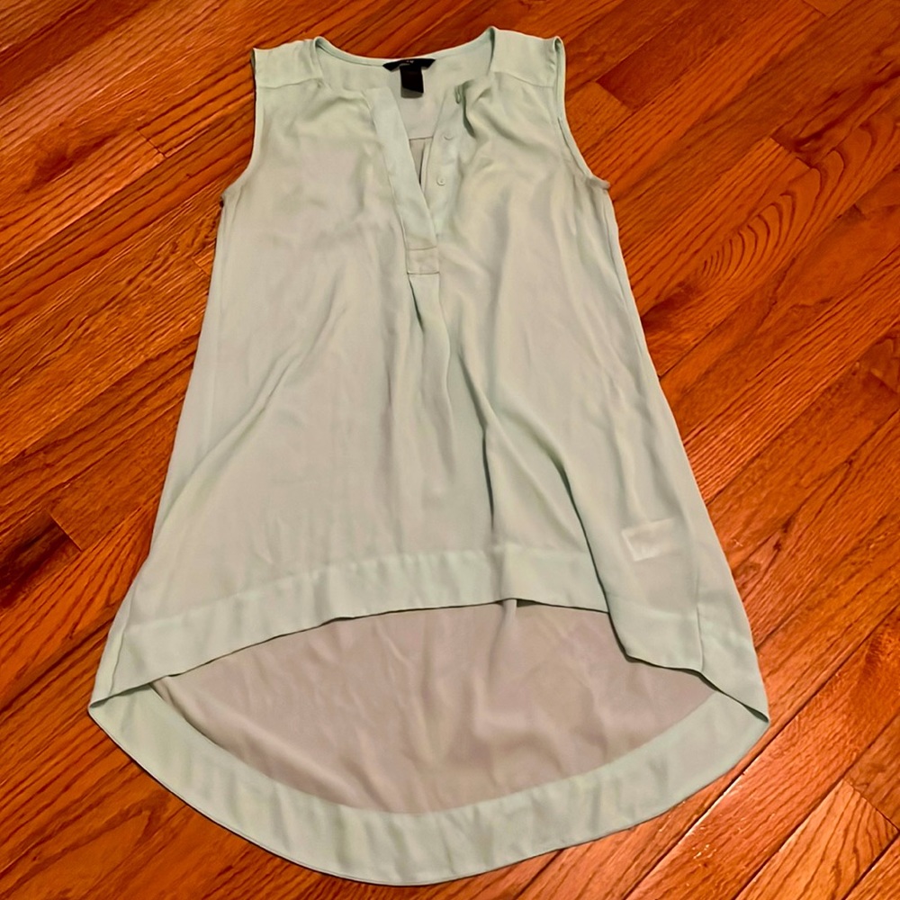 Mint Long Sheer Tank